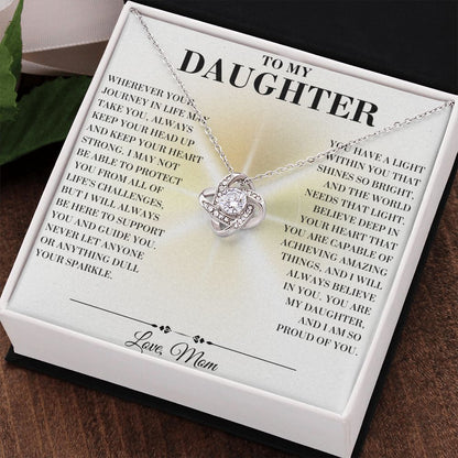 To My Daughter  - Sparkle - Necklace