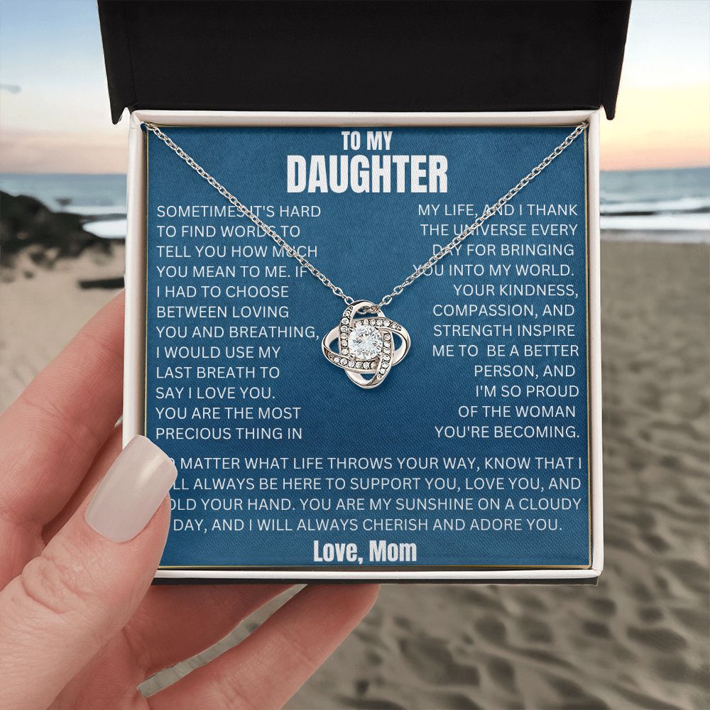 To My Daughter - My Sunshine - Love Necklace