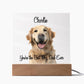 Paw Memories: Personalized Acrylic Pet Plaque from Your Photo