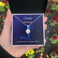 Personalized Pisces Zodiac Eternal Hope Necklace with Message Card