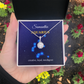 Personalized Aquarius Zodiac Eternal Hope Necklace with Message Card