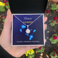 Personalized Gemini Zodiac Eternal Hope Necklace with Message Card