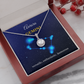 Personalized Gemini Zodiac Eternal Hope Necklace with Message Card