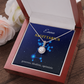 Personalized Sagittarius Zodiac Eternal Hope Necklace with Message Card