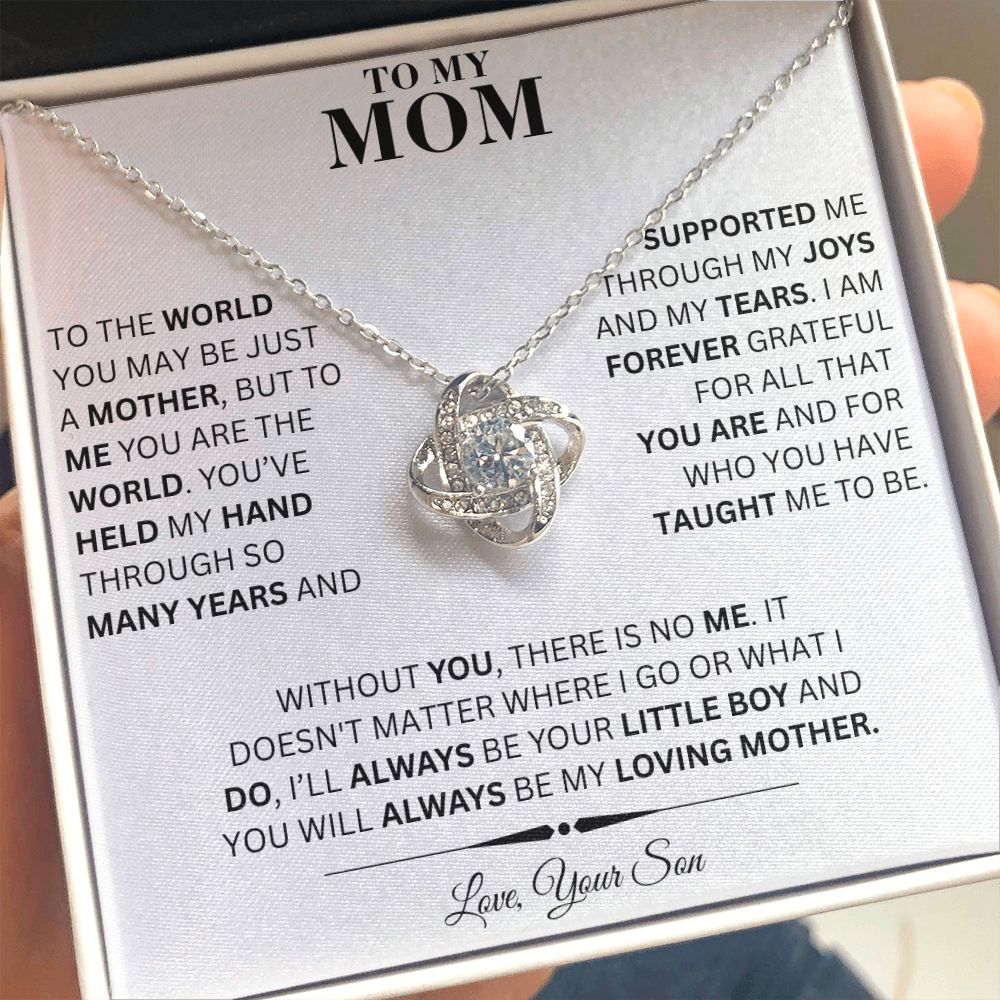 To My Mom - Many Years - Love Necklace