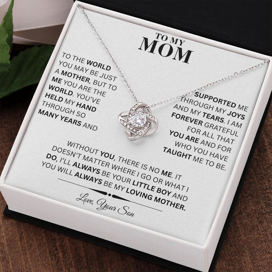 To My Mom - Many Years - Love Necklace