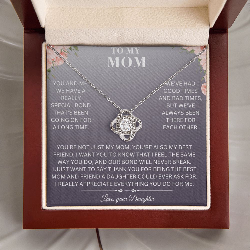 To My Mom - Long Time - Love Necklace