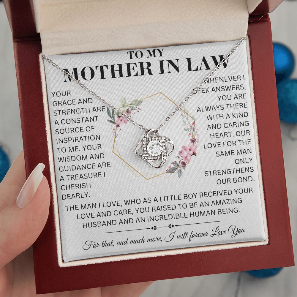 To My Mother In Law - Love & Care - Love Necklace