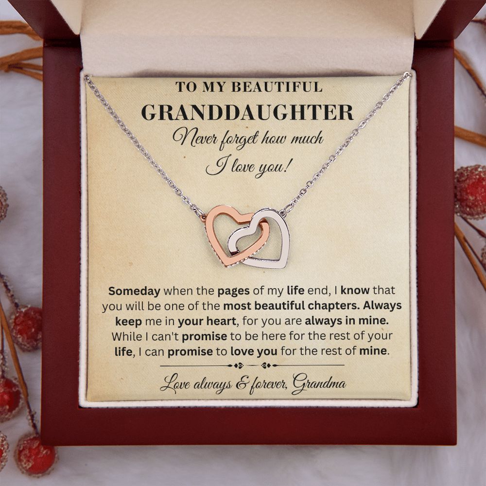 To My Granddaughter -  Beautiful Chapters - Infinity Heart