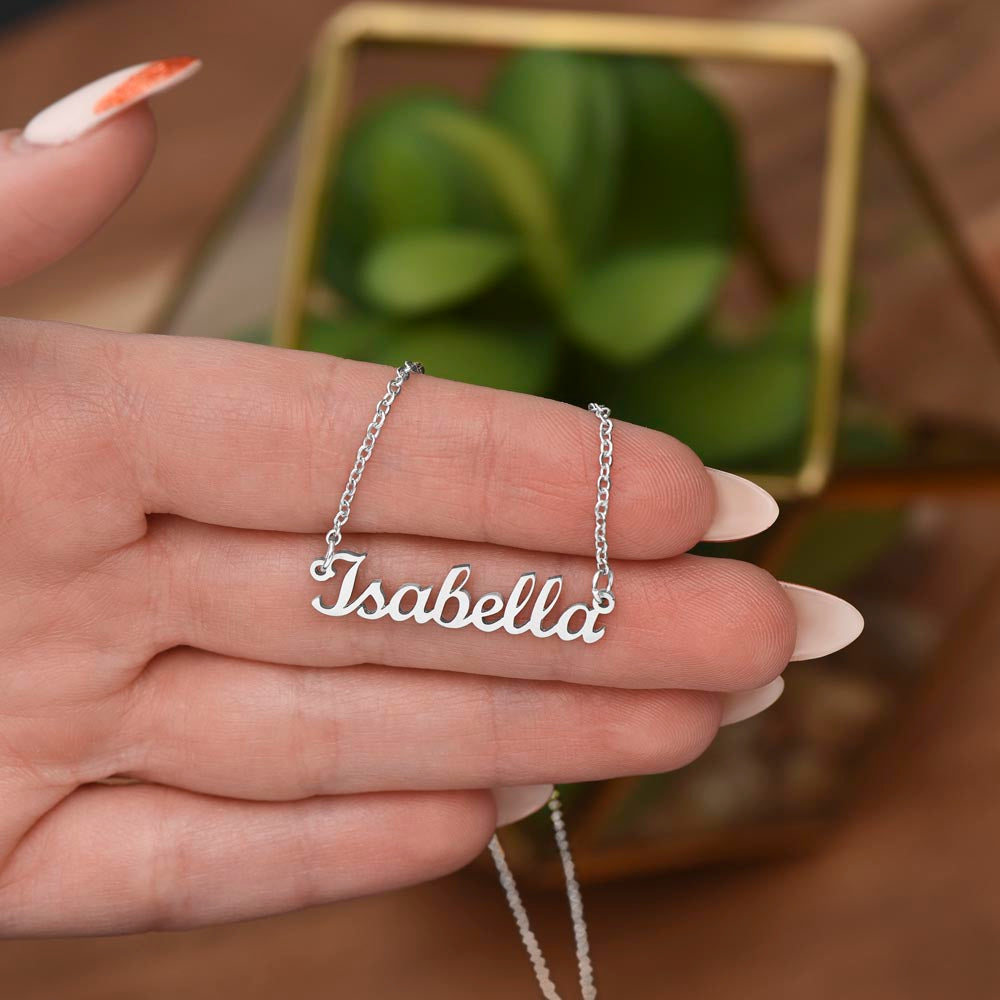 Mother and Daughter Custom Name Necklace