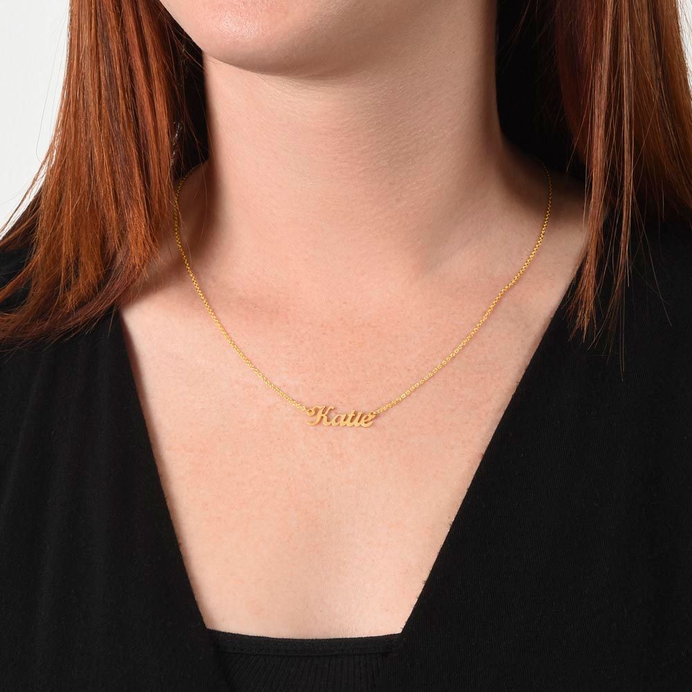 Name Necklace You Are Everything To Me