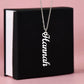 To My Amazing Daughter In Law - Cherished - Name Necklace