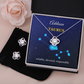 Personalized Taurus Zodiac Love Knot Necklace with Message Card
